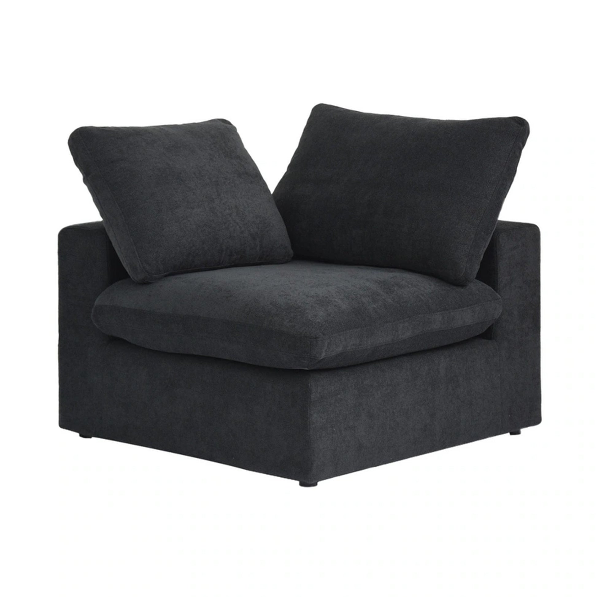 Sofatica® Modular 2-Seater Couch in Black | Performance Fabric