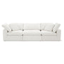 Sofatica® Modular 3-Seater Cloud Couch in White | Performance Fabric - Sofatica  