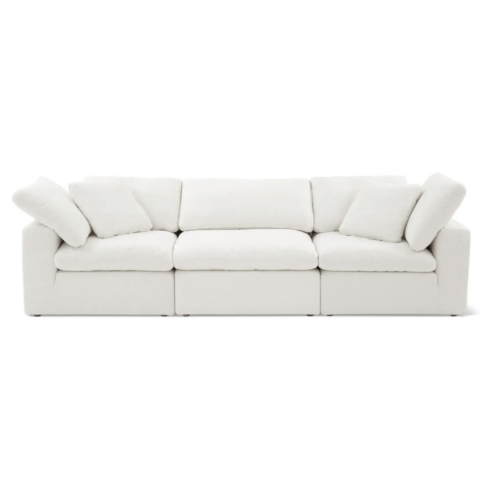 Sofatica® Modular 3-Seater Couch in White | Performance Fabric