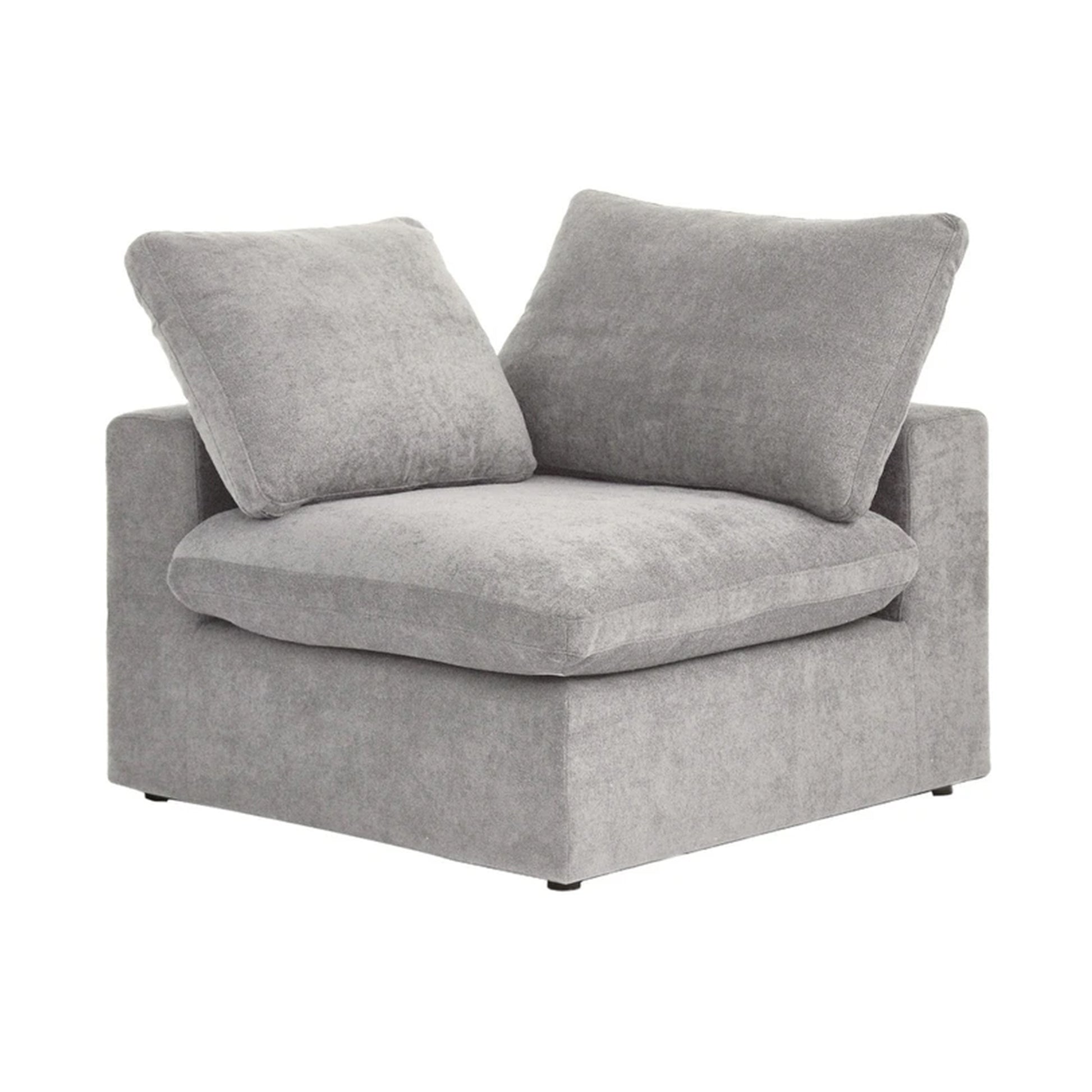 Sofatica® 4-Seater L-Sectional Couch in Gray | Performance Fabric