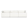 Sofatica® 3-Seater L-Sectional Cloud Couch in White | Performance Fabric - Sofatica  