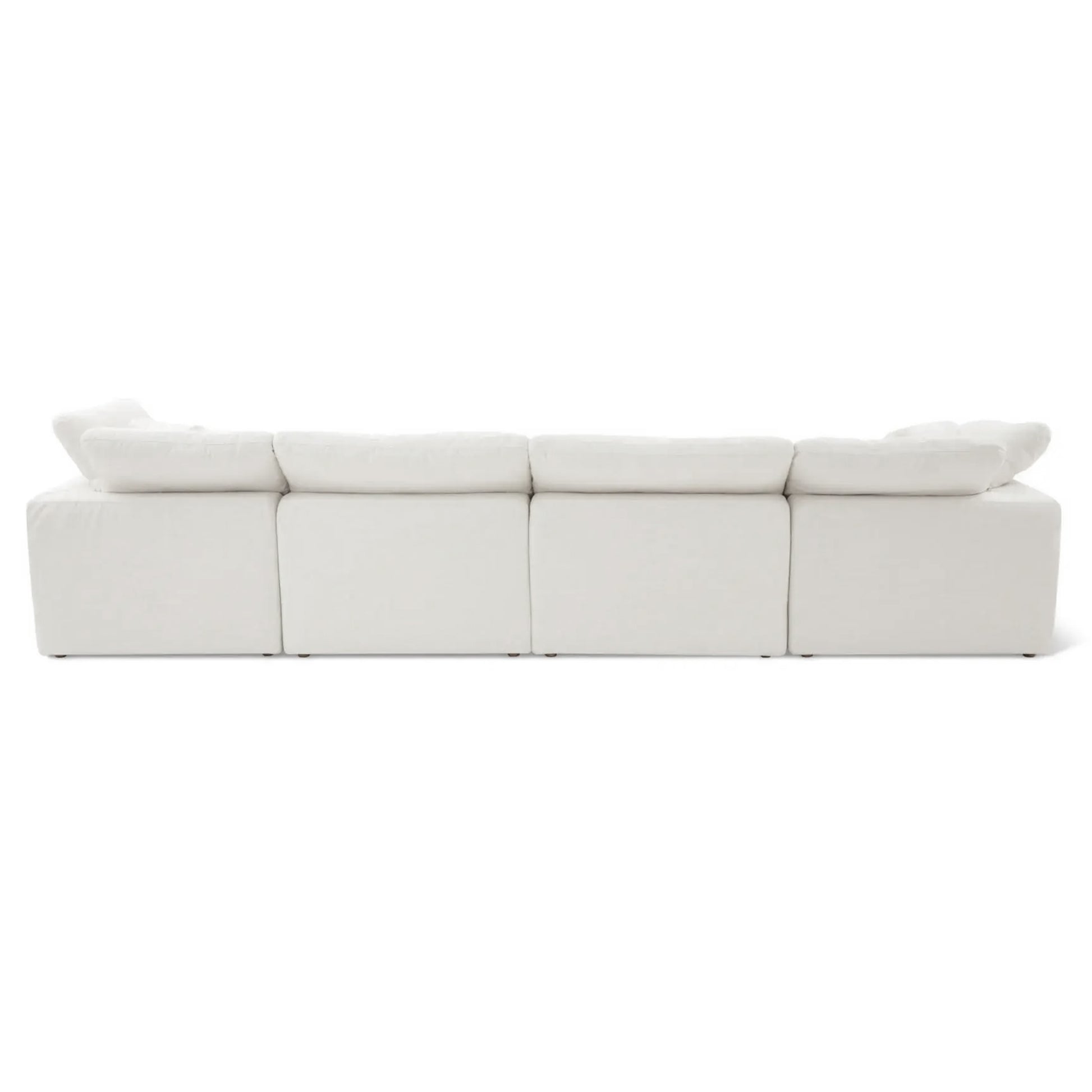 Sofatica® 4-Seater U-Sectional Couch in White | Performance Fabric