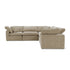 Sofatica® 5-Seater L-Sectional Cloud Couch in Beige | Performance Fabric - Sofatica  
