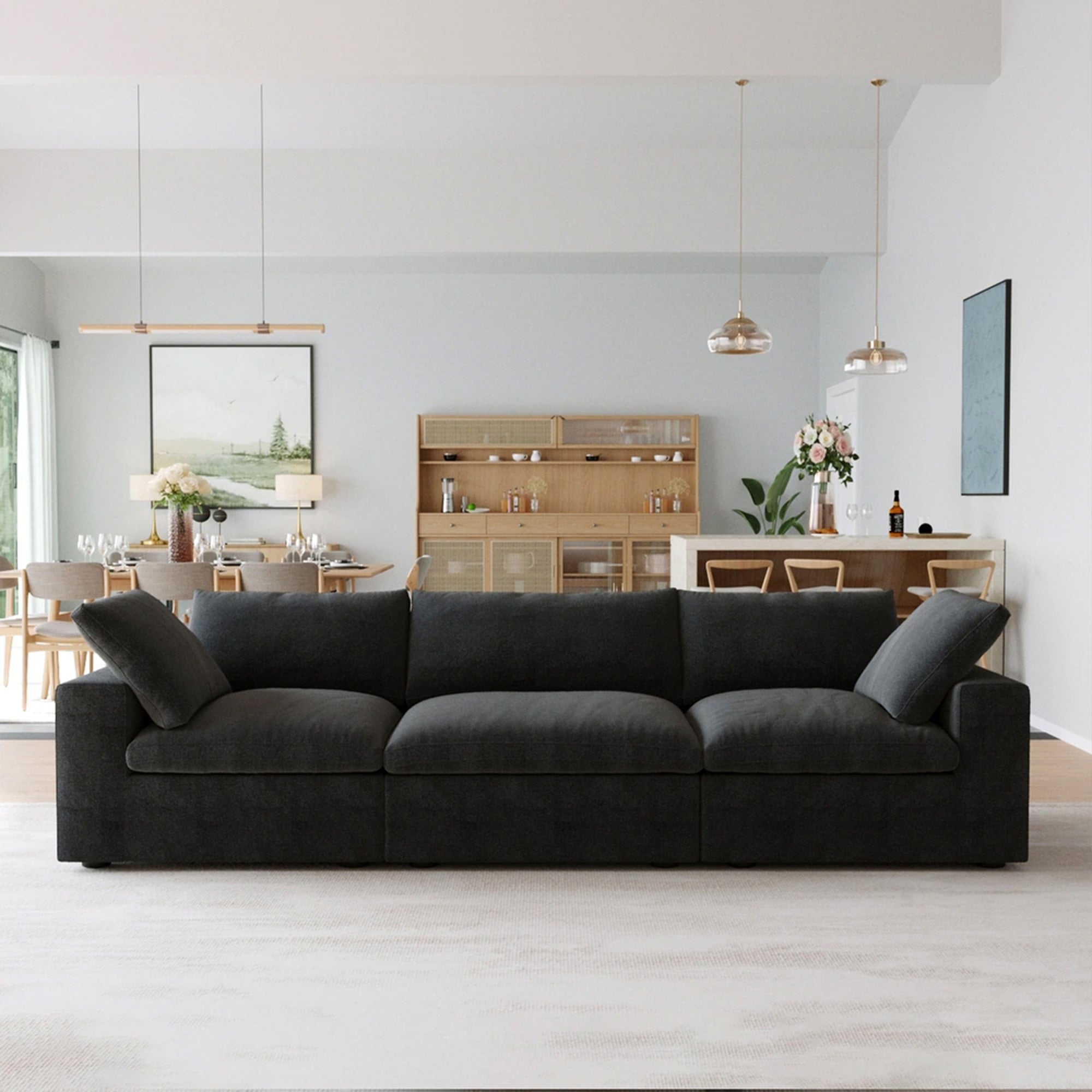 Sofatica_Modular3-SeaterCouch-Black_1